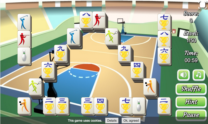 Sport Mahjong 🕹️ Jogue Sport Mahjong no Jogos123